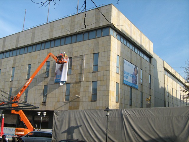 Az Esseni főtéren Primark épülete 